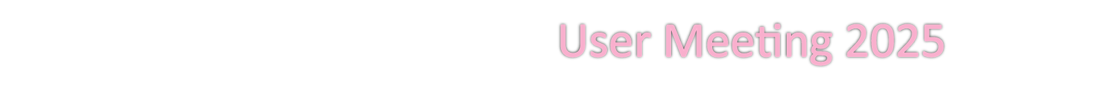 User Meeting 2025